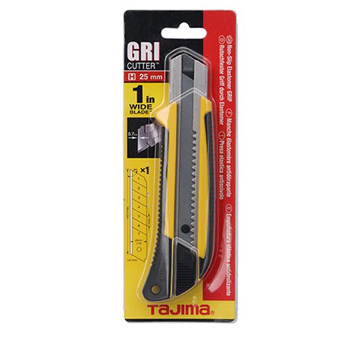 Tajima 1" Soft-Grip Auto-Lock Utility Knife